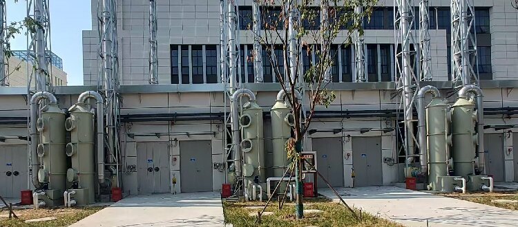 电子车间废气喷淋塔